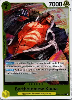 One Piece Adventure on Kami's Island Rare Bartholomew Kuma EB04-054 - Image 1