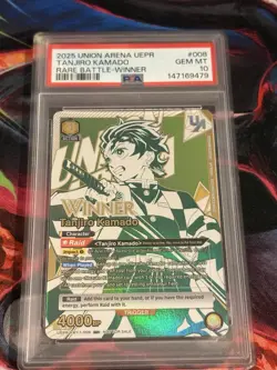 Winner Tanjiro Kamado Union Arena UEPR #008 Rare Foil PSA 10 - Image 2