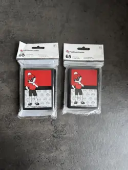 Pokemon Center TCG 65 Card Sleeves Pack: Ball Guy (705-09362) x 2 Packs - Image 1