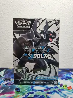 Pokemon Scarlet & Violet—Black Bolt Booster Bundle 6 Packs Trading Card Game - Image 1