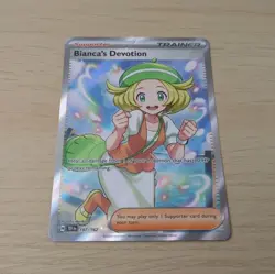 Pokemon Biancas Devotion 197/162 Trainer Temporal Forces Full Art TCG Card - Image 1