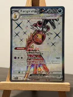 Pokemon TCG Farigiraf EX S&V Temporal Forces Ultra Rare Card 194/162 NM - Image 1