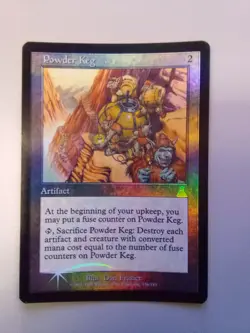 FOIL English Powder Keg Urza's Destiny Magic the Gathering MtG *NO RESERVE* - Image 1