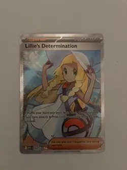 Pokemon TCG Lillie's Determination Mega Evolution Ultra Rare Card 169/132 - Image 1