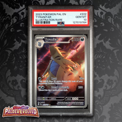 Pokemon TCG: Paldea Evolved - Tyranitar 222/193 Illustration Rare [PSA 10] GEM - Image 1