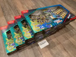 BRAND NEW 4x Pokemon Crown Zenith Sea and Sky Premium Collection Boxes FAST SHIP - Image 1