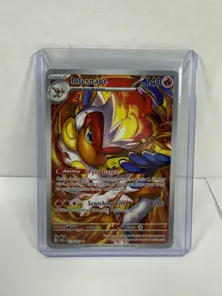Pokemon Infernape 173/167 Twilight Masquerade Illustration Rare - Image 1