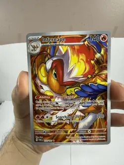 Pokemon Infernape 173/167 Twilight Masquerade Illustration Rare - Image 2