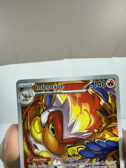 Pokemon Infernape 173/167 Twilight Masquerade Illustration Rare - Image 3