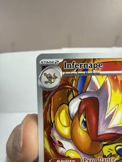Pokemon Infernape 173/167 Twilight Masquerade Illustration Rare - Image 4