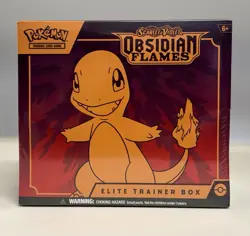 POKEMON SCARLET & VIOLET OBSIDIAN FLAMES ELITE TRAINER BOX FACTORY SEALED - Image 1