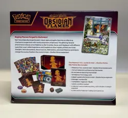 POKEMON SCARLET & VIOLET OBSIDIAN FLAMES ELITE TRAINER BOX FACTORY SEALED - Image 2