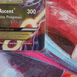 The Pokemon Company Mega Rayquaza EX 61/108 Roaring Skies Ultra Rare Holo EX - Image 3
