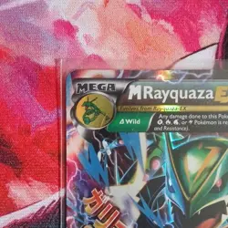The Pokemon Company Mega Rayquaza EX 61/108 Roaring Skies Ultra Rare Holo EX - Image 5