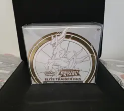Pokemon SWSH Brilliant Stars Elite Trainer Box Sealed With Protector - Image 1
