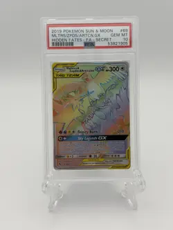 Pokemon Moltres & Zapdos & Articuno GX Full Art Secret Rare #69/68 – PSA 10 - Image 2