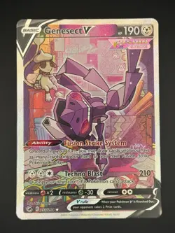 Pokemon - Genesect V - 255/264 Fusion Strike - Alternate Art - Ultra Rare - NM - Image 1