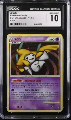 Jirachi 11/95 Call of Legends Holo Rare Pokemon 2011 CGC 10 - Image 1