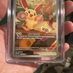 2023 POKEMON PAR EN-PARADOX RIFT ILLUSTRATION RARE #193 PLUSLE CGC 10 - Image 2