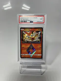 Pokemon TCG Victini Prism Star Dragon Majesty Holo Prism Rare 7/70 PSA 9 - Image 1