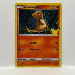 Charmander 9/25 Holo - Pokemon Celebrations 25th Anniversary McDonald's - Image 1