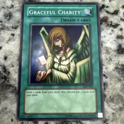 DB2-EN095 Graceful Charity Rare Unlimited Edition HP/MP! YuGiOh TCG - Image 1