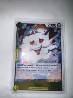 One Piece CCG Zeus OP11-106 R Foil A Fist of Divine Speed English - Image 1