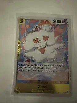 One Piece CCG Zeus OP11-106 R Foil A Fist of Divine Speed English - Image 2