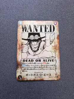 Ace SP Wanted Card OP13-119 Japanese One Piece TCG Alt Art Rare - US Seller NM - Image 1