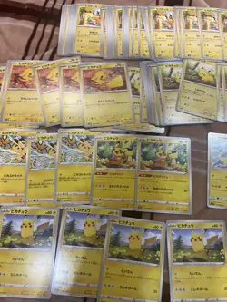 Pokemon Cards Pikachu Bulk Lot 100 Cards - Image 2