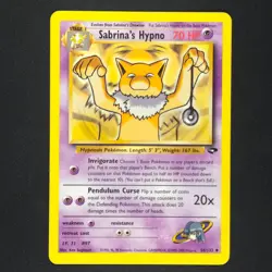 Sabrina's Hypno 56/132 - Gym Challenge - Pokemon Card - Image 1