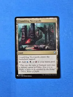 1x Crumbling Necropolis The List Mystery Booster Mtg Magic Card Land Mana 244 - Image 1