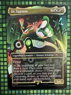 MTG Dr. Eggman #2084 Rainbow Foil Mythic Secret Lair Drop Series (SLD) - Image 2