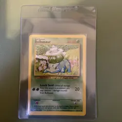 Pokemon TCG Bulbasaur Base Set 44/102 Regular NEAR MINT NM - Image 3
