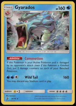 Gyarados 20/70 NM Dragon Majesty Rare Holo Pokemon - Image 1