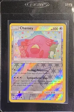 Chansey Reverse Holo Common 152/214 Pokemon TCG Sun & Moon Lost Thunder NM - Image 3