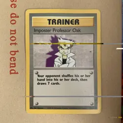 Pokemon TCG Imposter Professor Oak 73/102 MP - Image 1