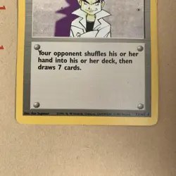 Pokemon TCG Imposter Professor Oak 73/102 MP - Image 3