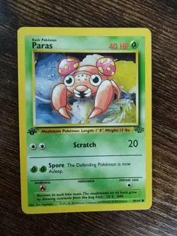 Pokemon Jungle 1st Edition Paras 59/64 Non Holo NM-MINT - Image 1