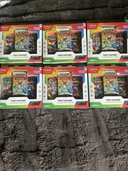 Pokemon TCG First Partner Illustration Pack Lot Of 6 - Image 1