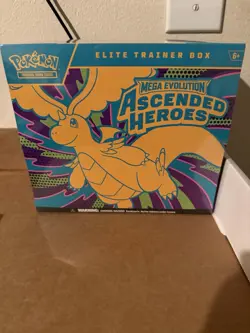 Pokemon TCG Mega Evolution Ascended Heroes Elite Trainer Box Dragonite Zekrom - Image 1