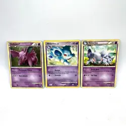 Nidoran Evolution Line Lot Nidorino Nidorina Nidoking Nidoqueen Pokemon TCG - Image 2