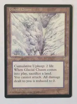 MTG - Glacial Chasm - Ice Age - Regular Uncommon - Stax Combo Protection - Image 1