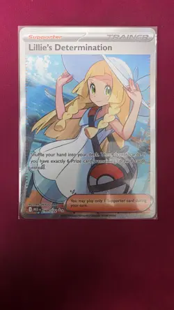 Pokemon Lillie's Determination 169/132 Me01: Mega Evolution Ultra Rare Holo 2016 - Image 1