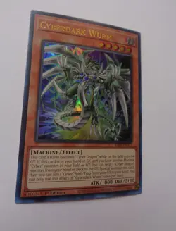 Cyberdark Wurm ALIN-EN027 (Ultra Rare, 1st Edition, Near Mint / NM) Yugioh - Image 1