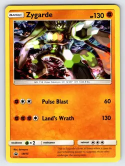 Zygarde SM15 Sun & Moon Black Star Promo Pokemon Card TCG Cosmos Holo Rare - VLP - Image 1