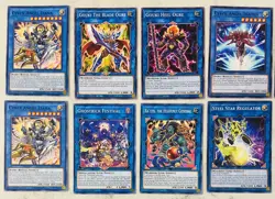 53 Yu-Gi-Oh Lt. & Dark blue Ritual and Link Monster CARD LOT, ALL 1ST EDITIONS - Image 4
