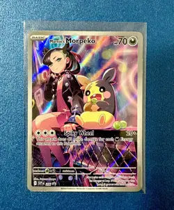 Marnie’s Morpeko Holo Rare SV: Scarlet & Violet Promo Cards 206 NM - Image 1