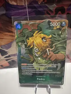 Pedro OP08-030 Rare Alternate Art One Piece Card Game Two Legends Pack Fresh ENG - Image 1