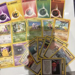 Pokemon TCG original Base Set WOTC Bundle Job Lot 24 Cards Total 1999 - Image 3